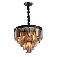 Подвесная люстра 31100 31109/S black+gold