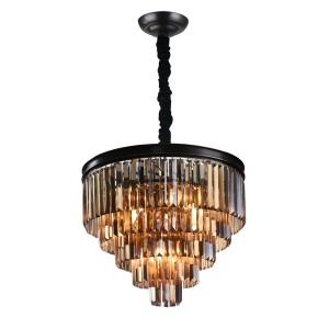 Подвесная люстра 31100 31109/S black+gold
