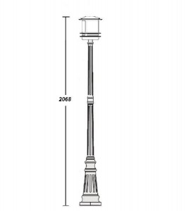 Наземный фонарь 68309 Bl
