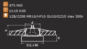 Точечный светильник LEI 006117