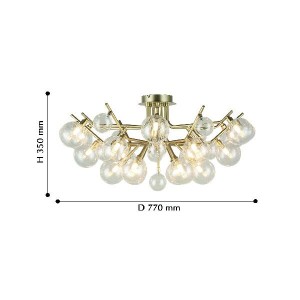 Потолочная люстра Lash 2524-18U