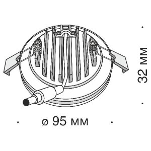 Точечный светильник Phanton DL2001-L12W
