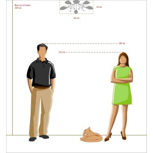 Потолочная люстра Нежность 356012905