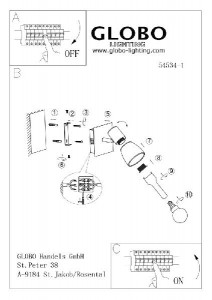 Спот Parry I 54534-1