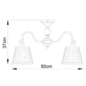 Потолочная люстра Seville A1509PL-5PB