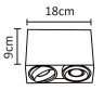 Точечный светильник Pictor A5655PL-2BK