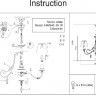 Подвесная люстра Adelia ARM540-06-W