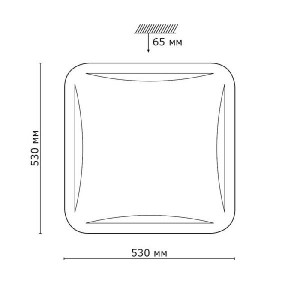 Настенно-потолочный светильник Krona 2055/EL