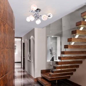 Потолочная люстра 3353 3353/6 хром/белый