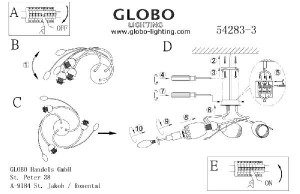 Потолочная люстра Bosporus 54283-3