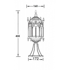 Наземный фонарь 89904S Bl