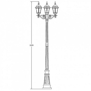 Наземный фонарь 91309S B Gb