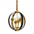 Подвесная люстра Demetra LDP 1225-4 BK+GD