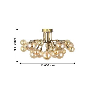 Потолочная люстра Lash 2525-10U