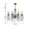 Подвесная люстра Lereya 2572-8P