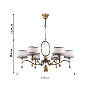 Подвесная люстра Nika 1938-6P