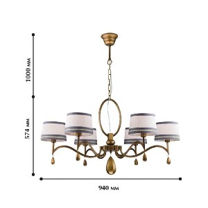 Подвесная люстра Nika 1938-6P