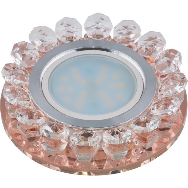 Точечный светильник Luciole DLS-L102 GU5.3 CHROME/PEACH Точечный светильник Luciole DLS-L102 GU5.3 CHROME/PEACH