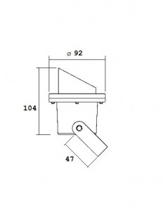 Прожектор уличный 12613 Bl
