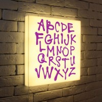 Лайтбокс Alphabet 45-45-d-003