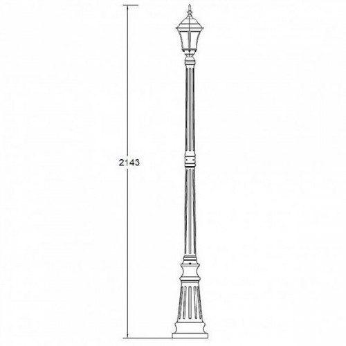 Наземный фонарь  91309S Bl