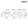 Настенный светильник уличный Solar 358019