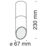 Точечный светильник Lipari C025CL-01W