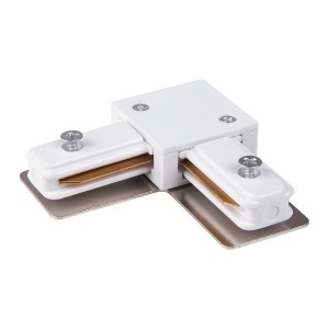 Соединитель Track Rail  WH Surface TRC-1-1-L-WH / Коннектор угловой для однофазного шинопровода (белый)