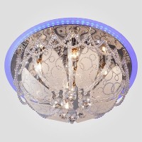 Потолочная люстра Disco 80100/8 хром/голубой