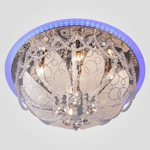 Потолочная люстра Disco 80100/8 хром/голубой