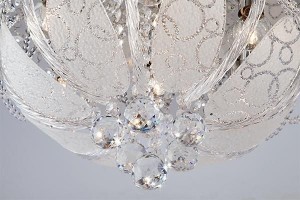 Потолочная люстра Disco 80100/8 хром/голубой