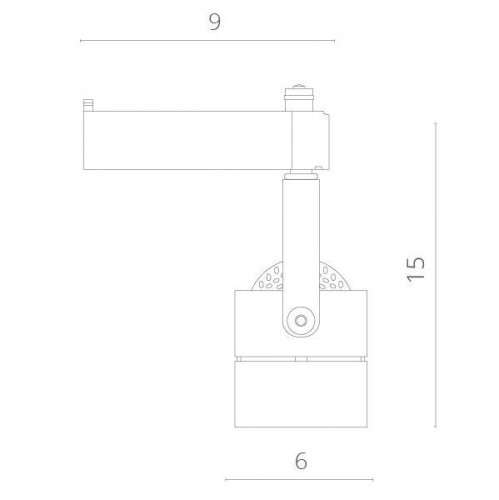 Трековый светильник Lente A1310PL-1WH