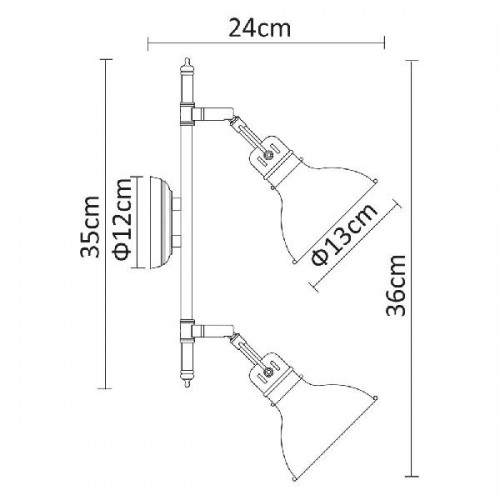 Спот Mark A1102AP-2AB