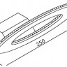 Настенный светильник уличный Oval 341096