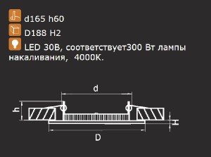 Точечный светильник Forto 223154