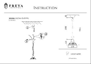 Подвесной светильник Benoit FR2566-PL-01-WG
