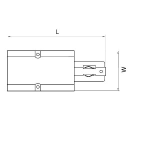 Питание боковое Barra 504119