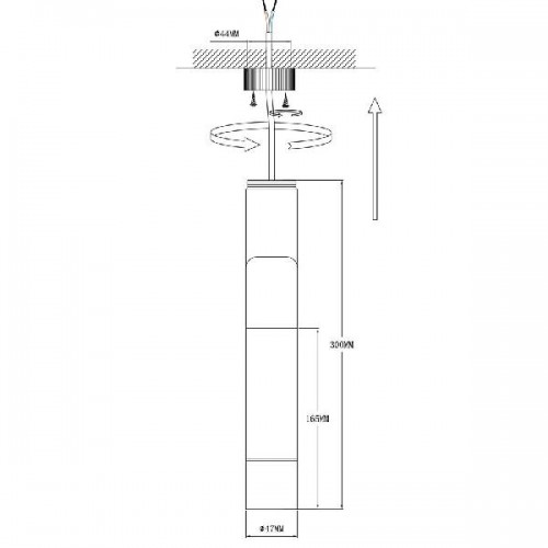 Трековый светильник Orion A2514PL-1BK