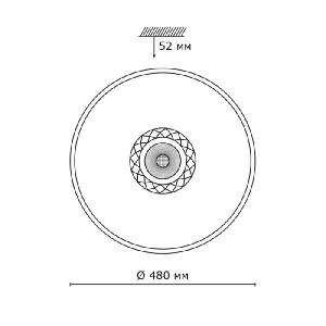 Настенно-потолочный светильник Lavora 2044/EL