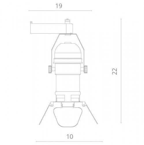 Трековый светильник Petalo A5319PL-1BK