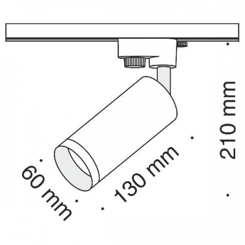 Трековый светильник Track lamps TR004-1-GU10-W