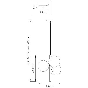 Подвесная люстра Croco 815031