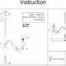 Подвесная люстра Intreccio ARM010-10-W
