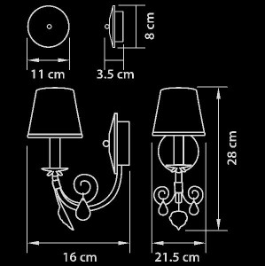 Бра MODESTO 781612