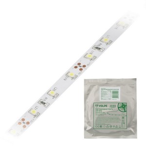 Светодиодная лента  ULS-Q321 2835-60LED/m-8mm-IP20-DC12V-4,8W/m-3M-WW катушка в герметичной упаковке