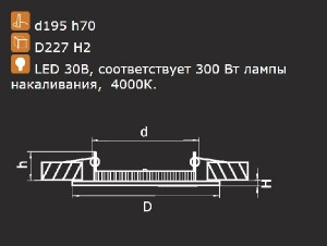 Точечный светильник Forto 223304