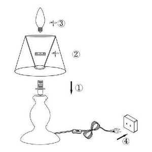 Интерьерная настольная лампа Metalic 21693