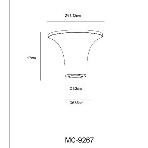 Точечный светильник Tubo A9461PL-1WH