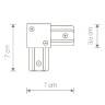 Коннектор Profile L-connector 9456