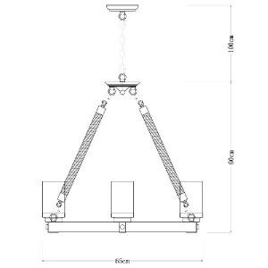 Подвесная люстра Dodge A1693SP-6BR